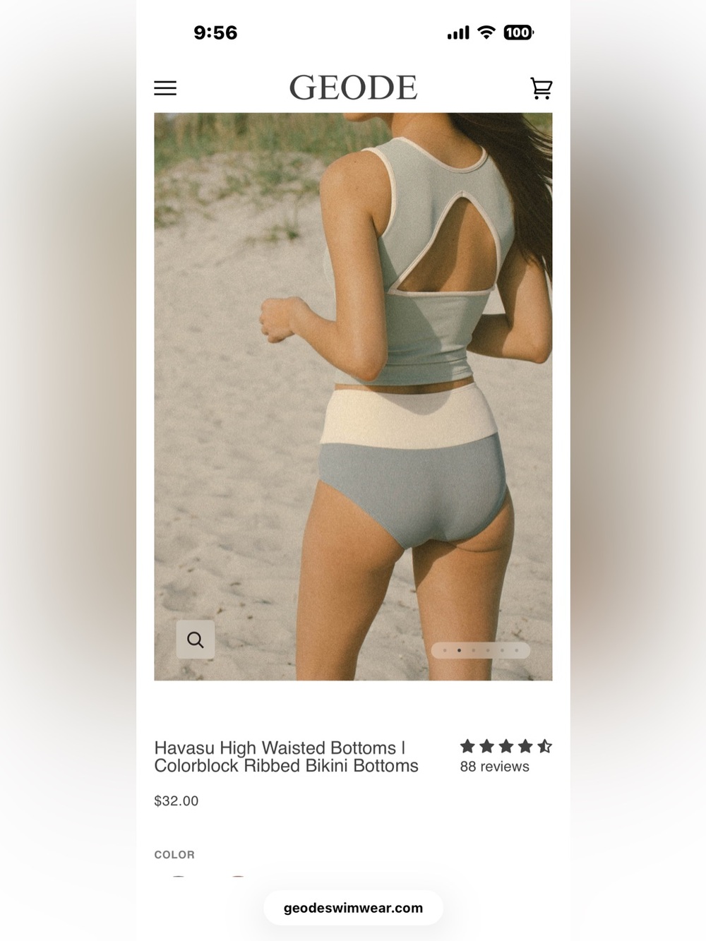 Women’s Sage Green Two-Piece Tank Bikini